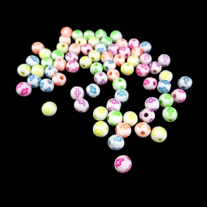 Handmade bile | Margele rotunde de trecere 6mm | 6264