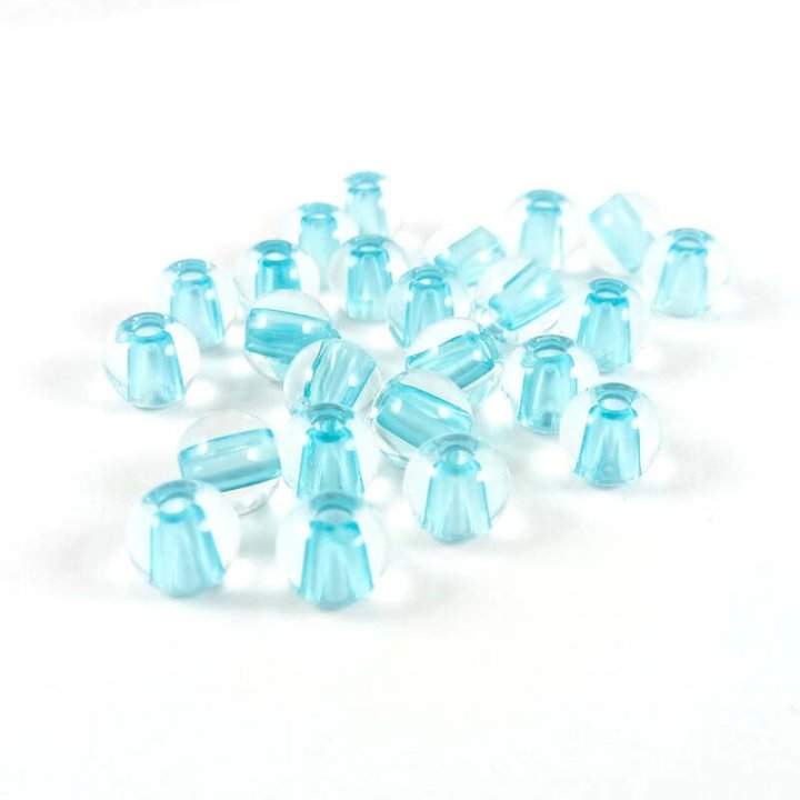 Handmade bile | Margele rotunde de trecere 6mm | 6271
