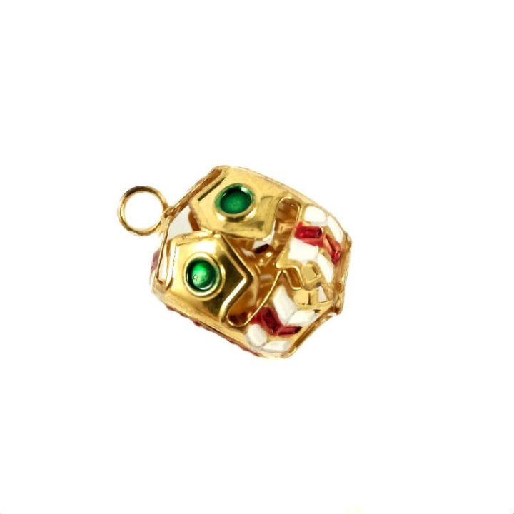 Handmade bile | Margele clopotei de trecere 20mm | 6276