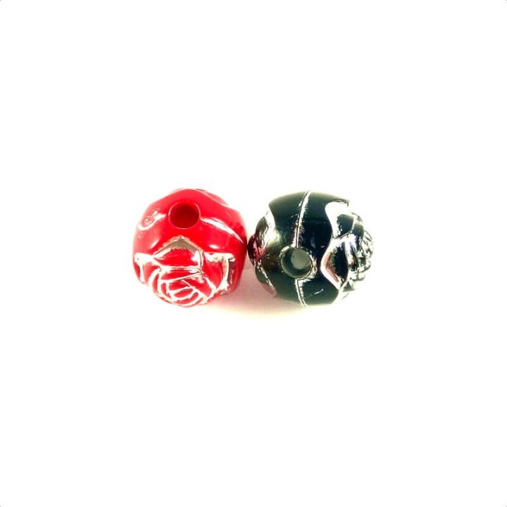 Handmade bile | Margele rotunde  de trecere 8mm | 6278