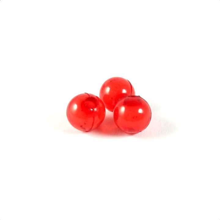 Handmade bile | Margele rotunde fatetate miez alb de trecere 8mm | 6287