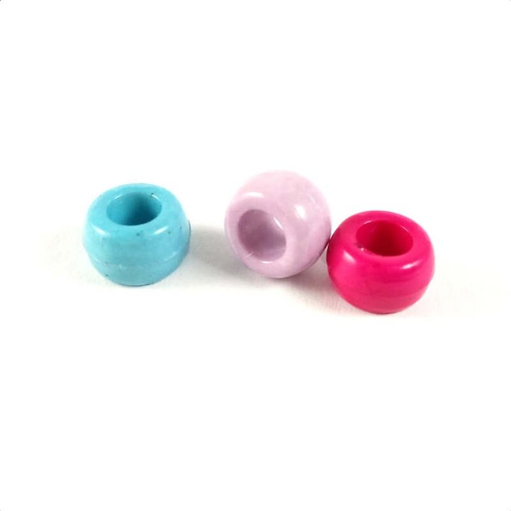 Handmade bile | Margele saiba de trecere 8mm | 6289