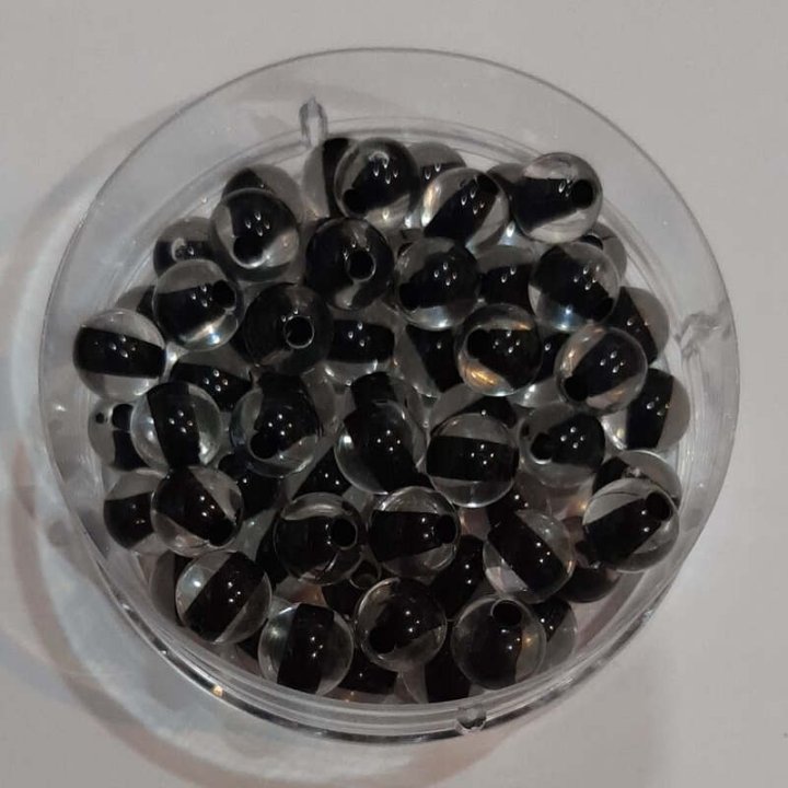 Handmade bile | Margele rotunde de trecere 8mm | 6542