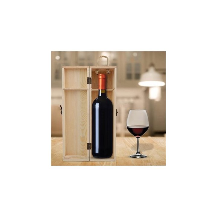 Set personalizat -cutie si sticla de vin