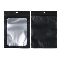 Pungi aluminiu negre 9x16 cm