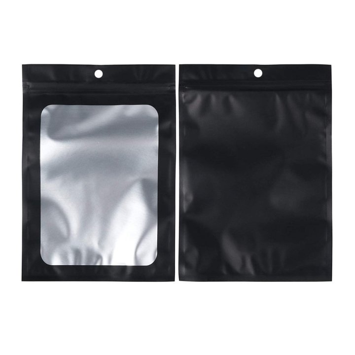 Pungi aluminiu negre 9x16 cm