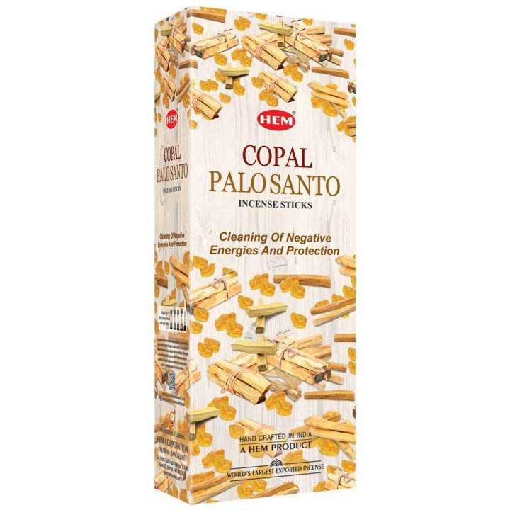 Copal Palo Santo- Betisoare parfumate Hem set de 6