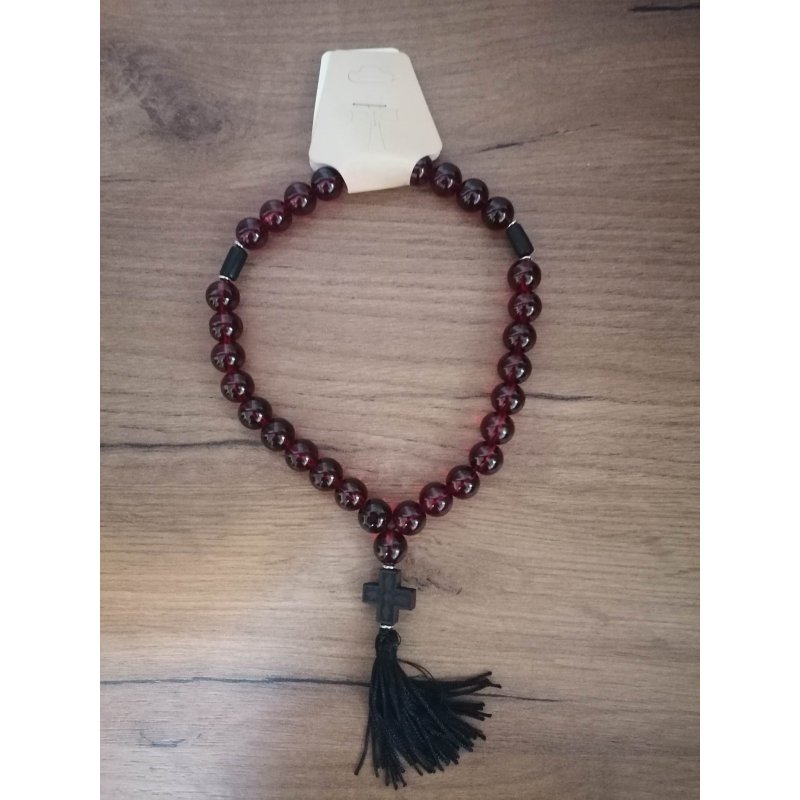 Rozaliu roșu din sticlă