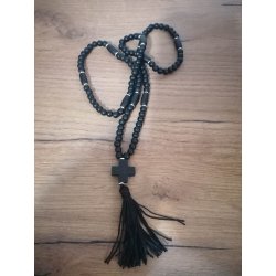 Rozaliu negru din sticlă