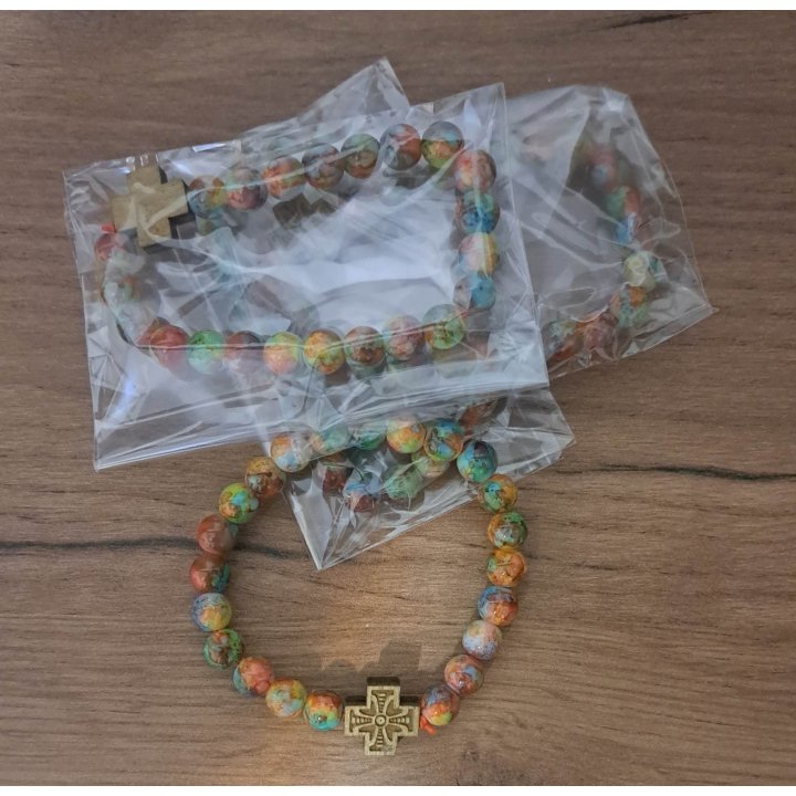 Bratari marmorate set de 12