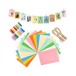 Set rame foto ghirlanda multicolora