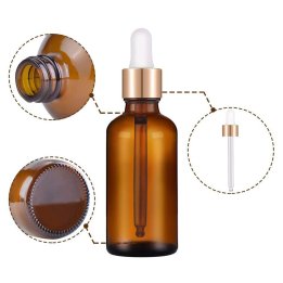 Sticluță ambră cu pipetă 10ml