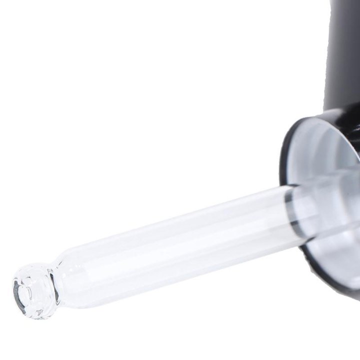 Sticluță neagră cu pipetă 10ml
