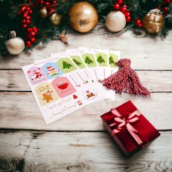 Etichete Craciun cu snur