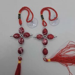 Medalion auto cruce cu ventuză