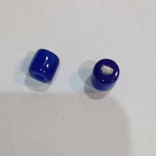 Bile margele 6,5x7mm albastre cilindru