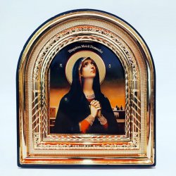 Icoană din plastic cu litografie