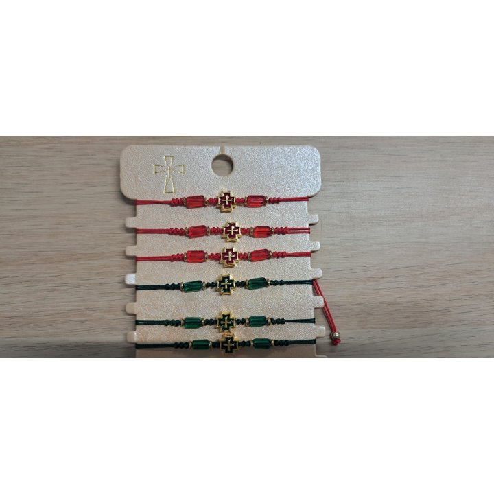 Obiecte bisericesti | Bratara sfoara impletita snur textil | 11143