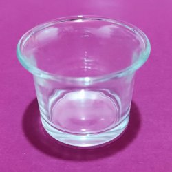 Pahar de candelă transparent