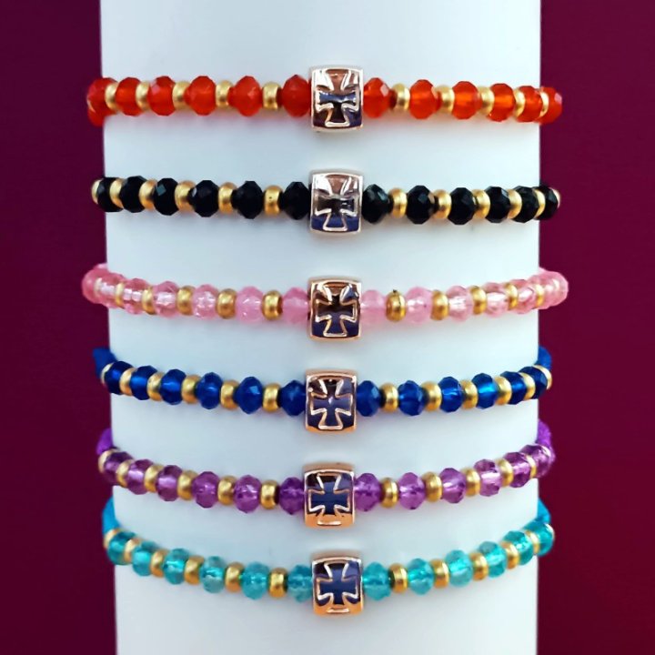 Brățări  elastice colorate 12/set