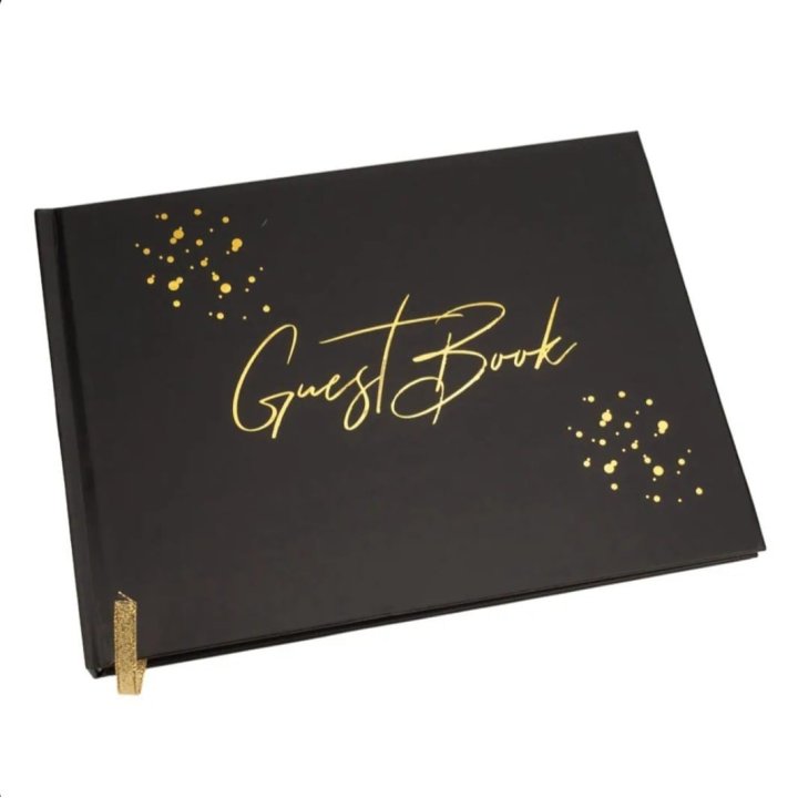 Guest Book - Album pentru invitati Black