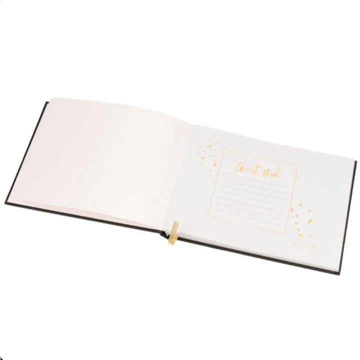 Guest Book - Album pentru invitati Black