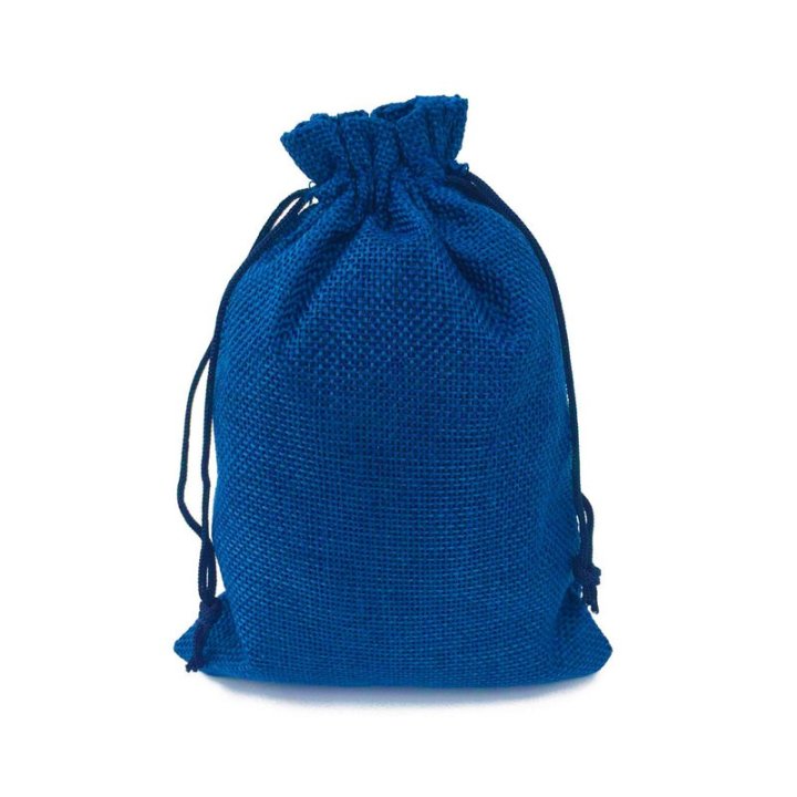 Săculeți textil dreptunghiulari 12x17cm (set 25 buc) - Albastru