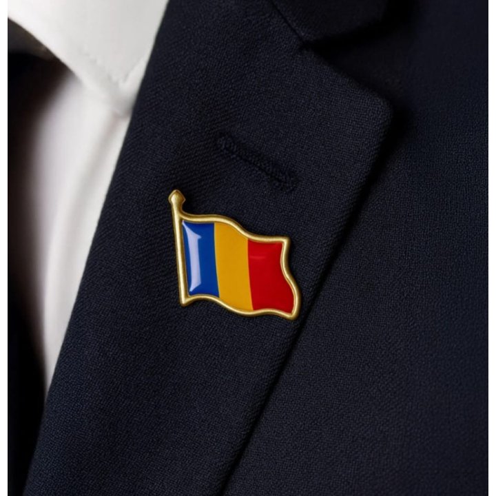 Insignă tricolor  - steag
