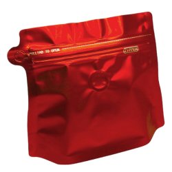 Pungi albe, stand-up cu valva si fermoar