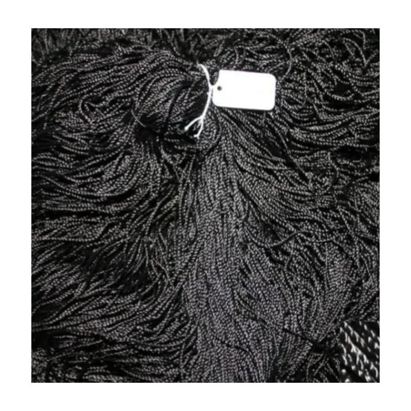 Șnur de mătase negru