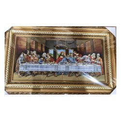 Icoană țesută 60x100cm - Cina cea de taină