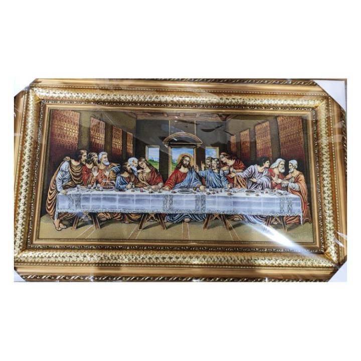 Icoană țesută 60x100cm - Cina cea de taină