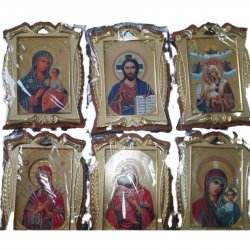 Icoană cu ramă din lemn 20cm