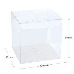 Cutii transparente acetofan set 25 buc - 130x80x50mm